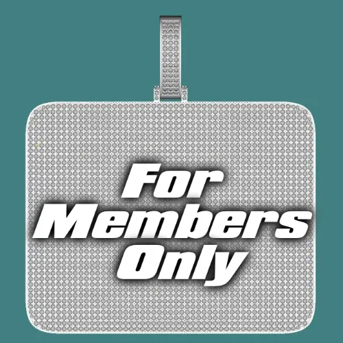 CUSTOM LETTER NECKLACE 3D BIG SQUARE sold by The GUU Shop