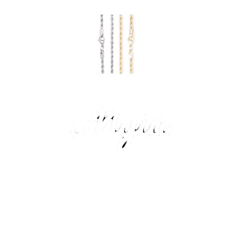 Script Custom Letter Necklace made by The GUU Shop