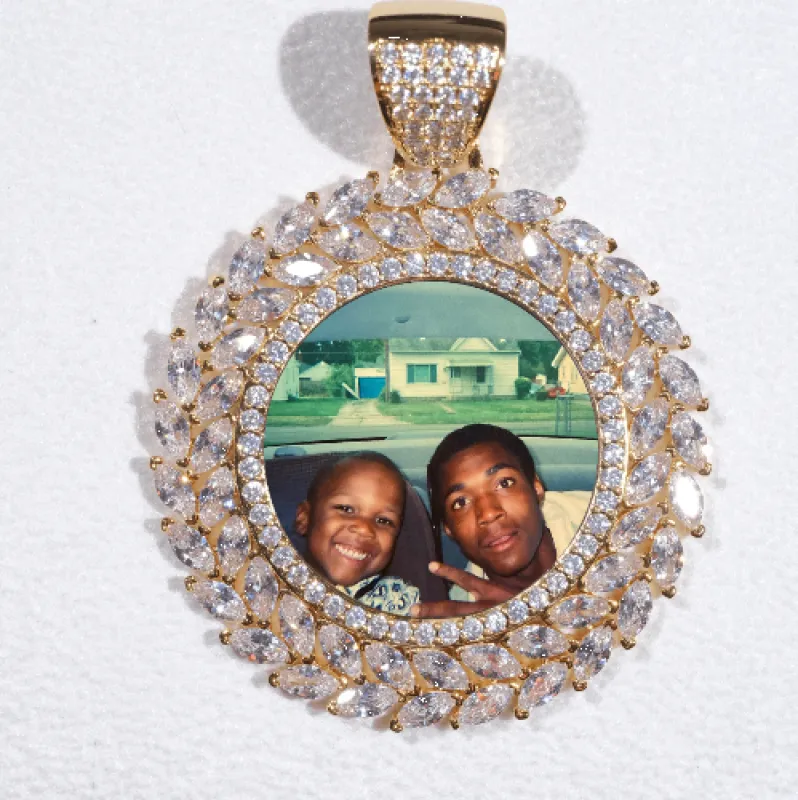 Large 3D Wheat Ear Custom Picture Pendant made by The GUU Shop