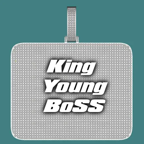 CUSTOM LETTER NECKLACE 3D BIG SQUARE sold by The GUU Shop