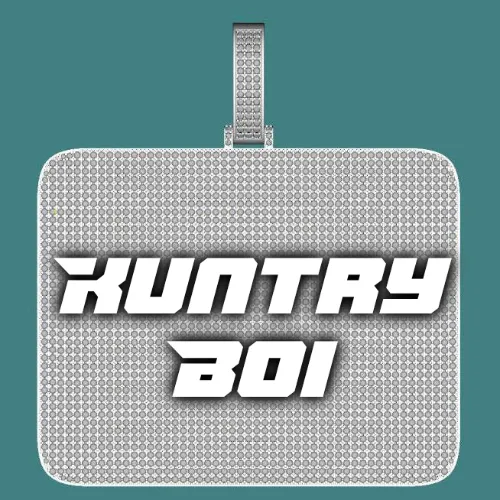 CUSTOM LETTER NECKLACE 3D BIG SQUARE sold by The GUU Shop