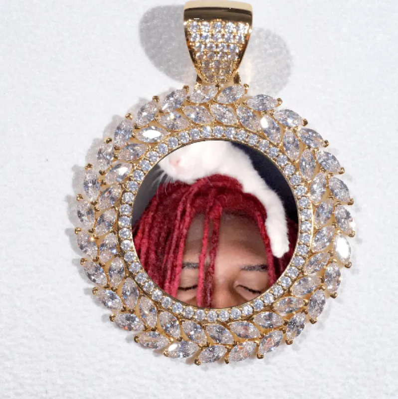 Large 3D Wheat Ear Custom Picture Pendant made by The GUU Shop