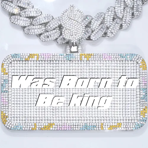 CUSTOM LETTER NECKLACE 3D COLORFUL SQUARE sold by The GUU Shop