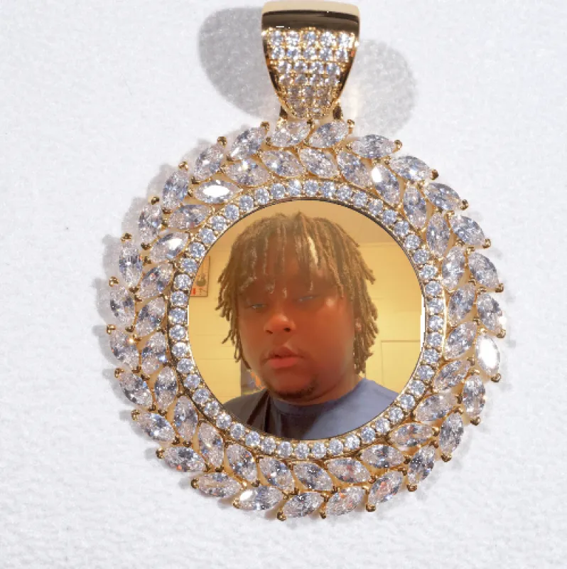 Large 3D Wheat Ear Custom Picture Pendant made by The GUU Shop