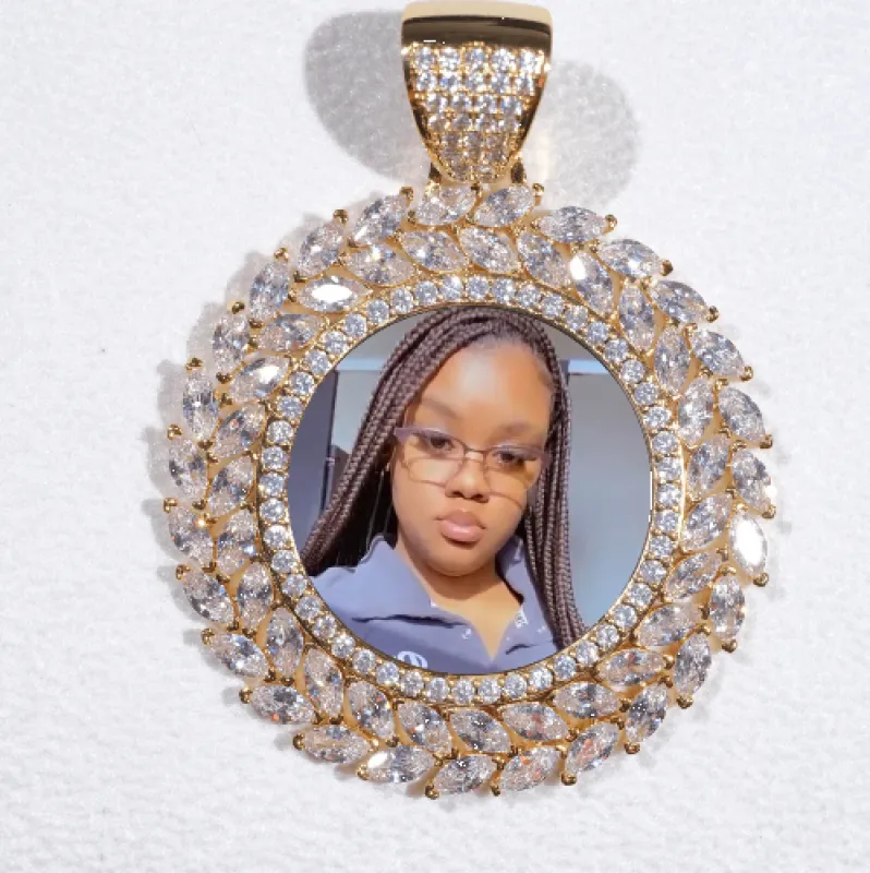 Large 3D Wheat Ear Custom Picture Pendant made by The GUU Shop