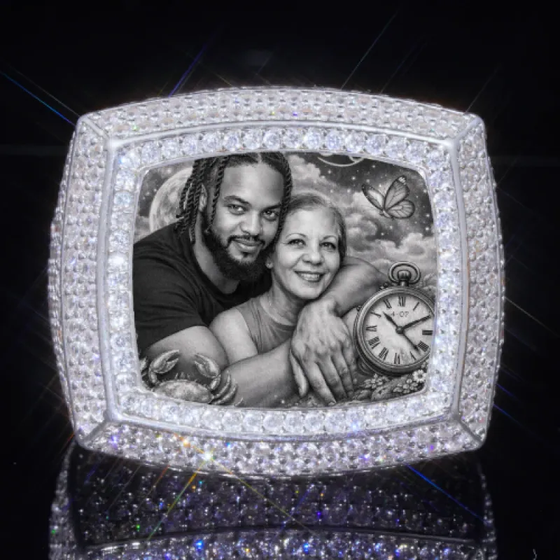 3D CUSTOM PICTURE ICED RING made by The GUU Shop