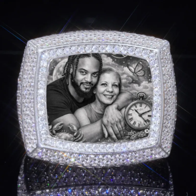 3D CUSTOM PICTURE ICED RING made by The GUU Shop