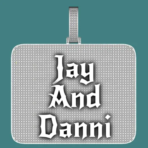 CUSTOM LETTER NECKLACE 3D BIG SQUARE sold by The GUU Shop