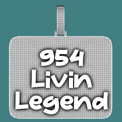 CUSTOM LETTER NECKLACE 3D BIG SQUARE sold by The GUU Shop