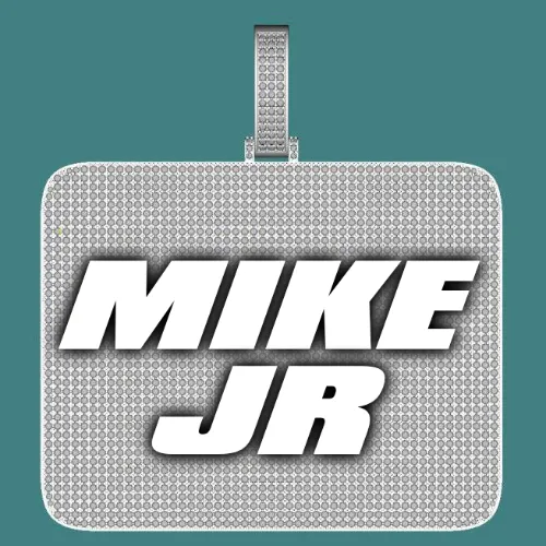 CUSTOM LETTER NECKLACE 3D BIG SQUARE sold by The GUU Shop