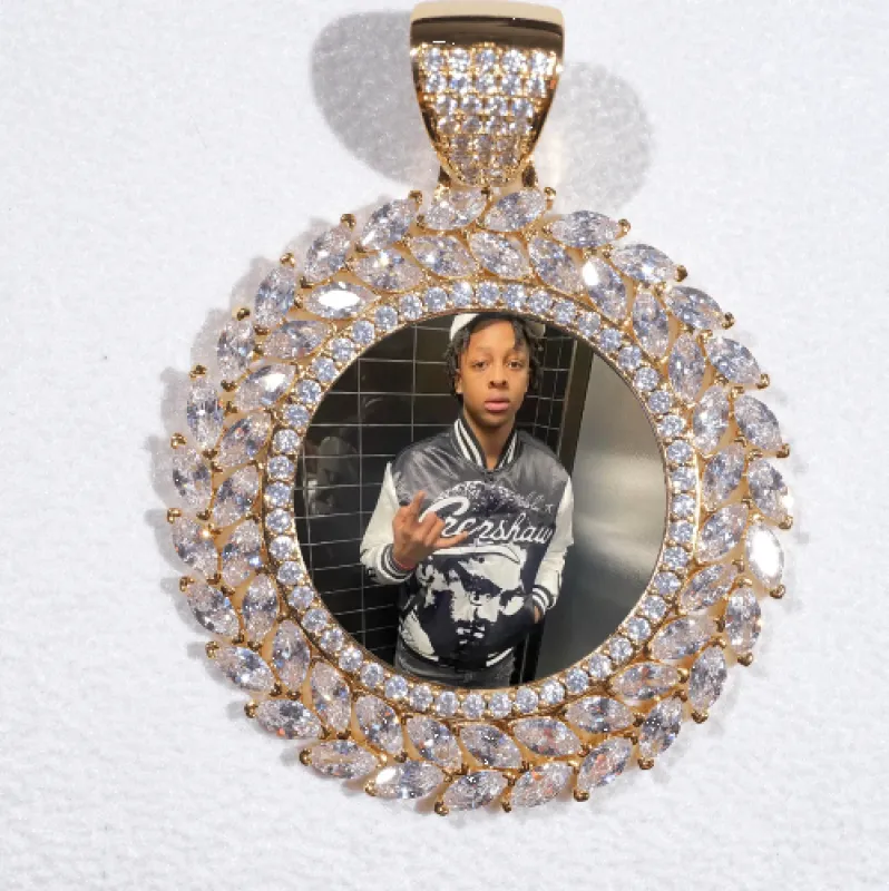 Large 3D Wheat Ear Custom Picture Pendant made by The GUU Shop