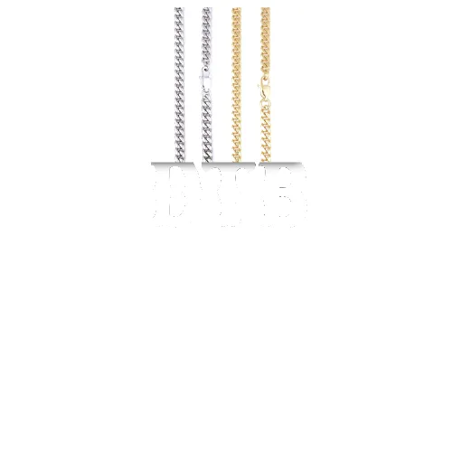 Custom Letters Freibeuter Font Necklace sold by The GUU Shop