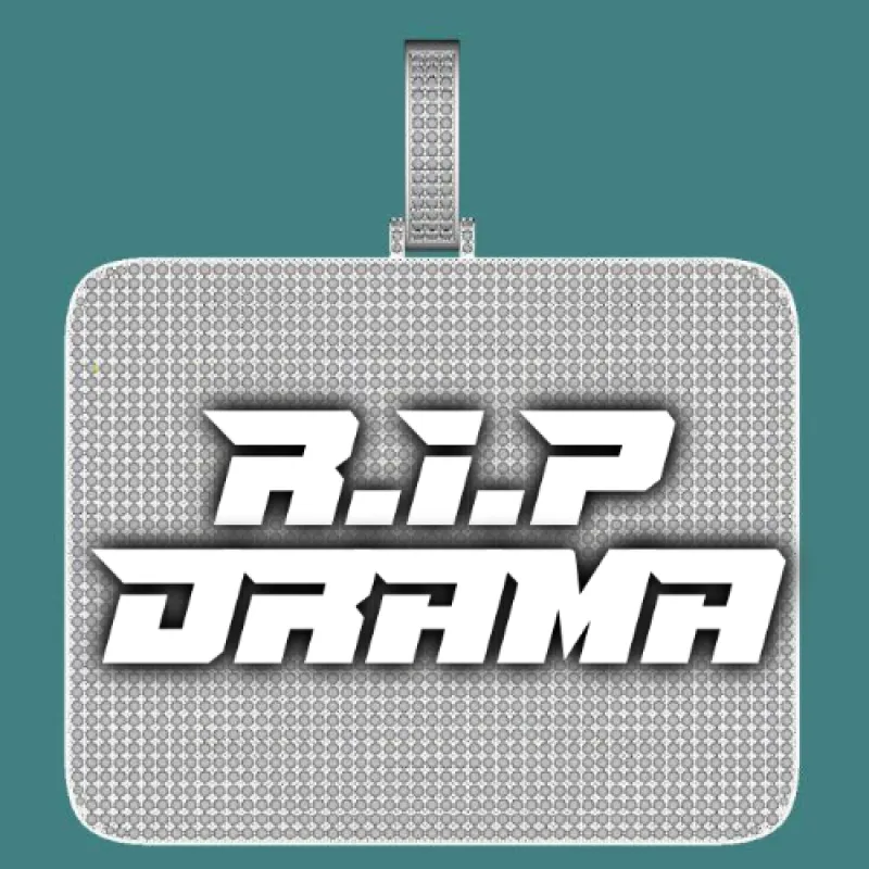 CUSTOM LETTER NECKLACE 3D BIG SQUARE made by The GUU Shop