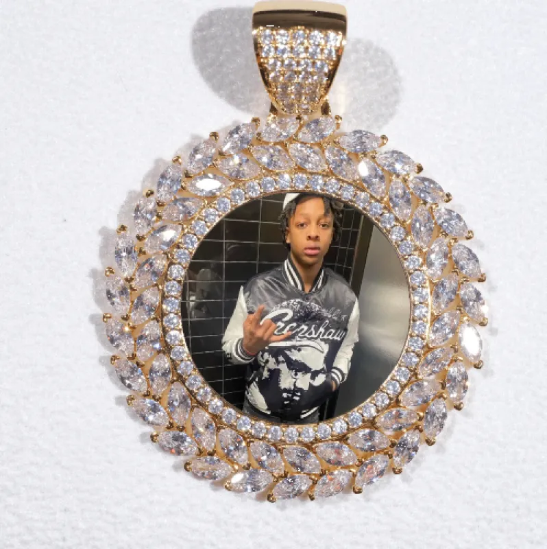 Large 3D Wheat Ear Custom Picture Pendant made by The GUU Shop