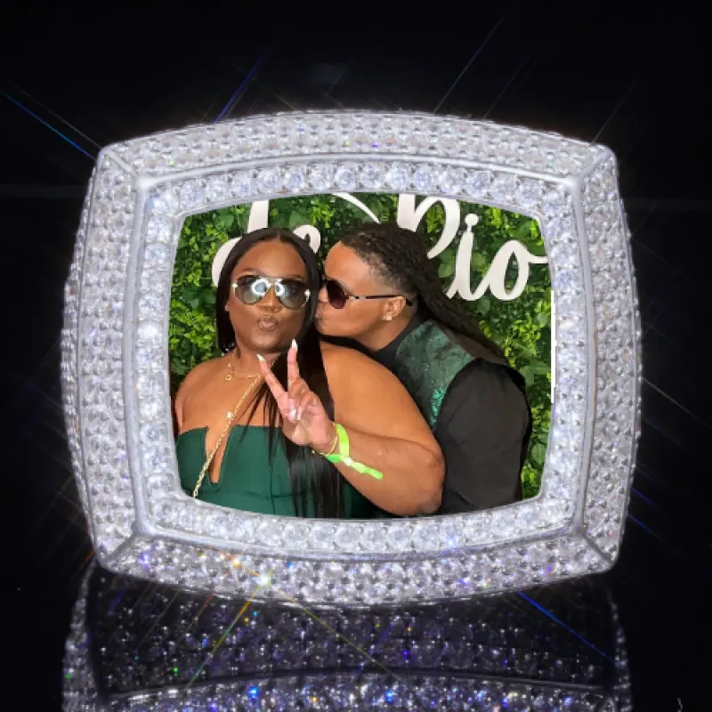 3D CUSTOM PICTURE ICED RING made by The GUU Shop