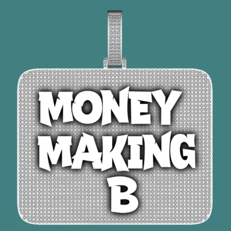 CUSTOM LETTER NECKLACE 3D BIG SQUARE made by The GUU Shop