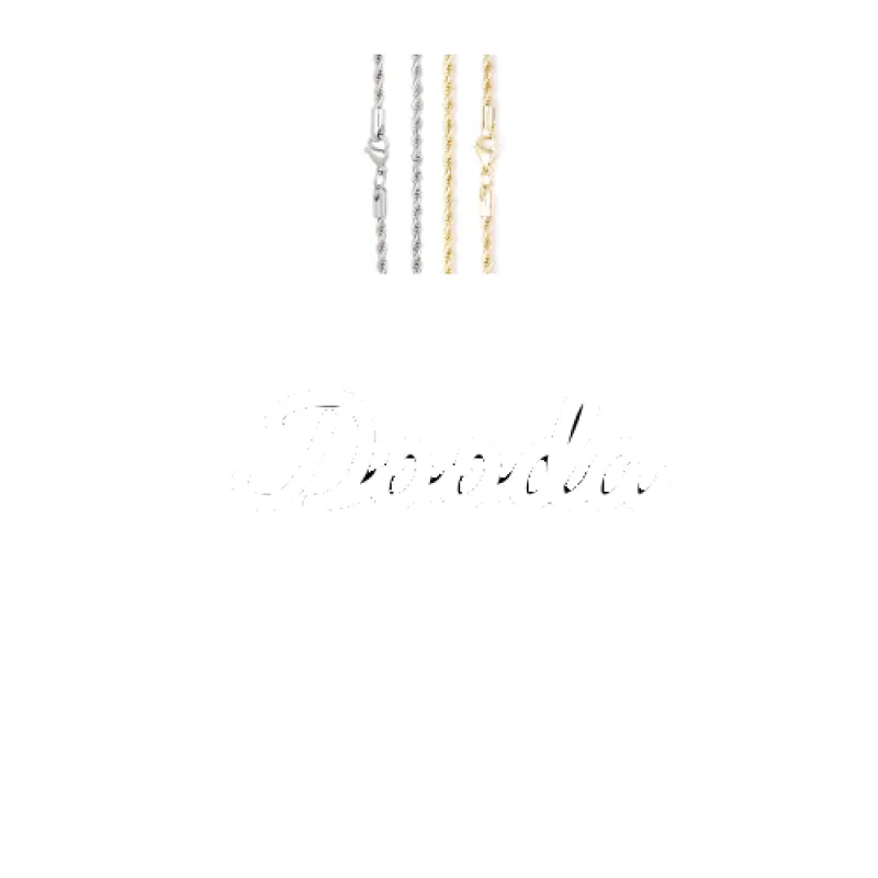 Script Custom Letter Necklace made by The GUU Shop