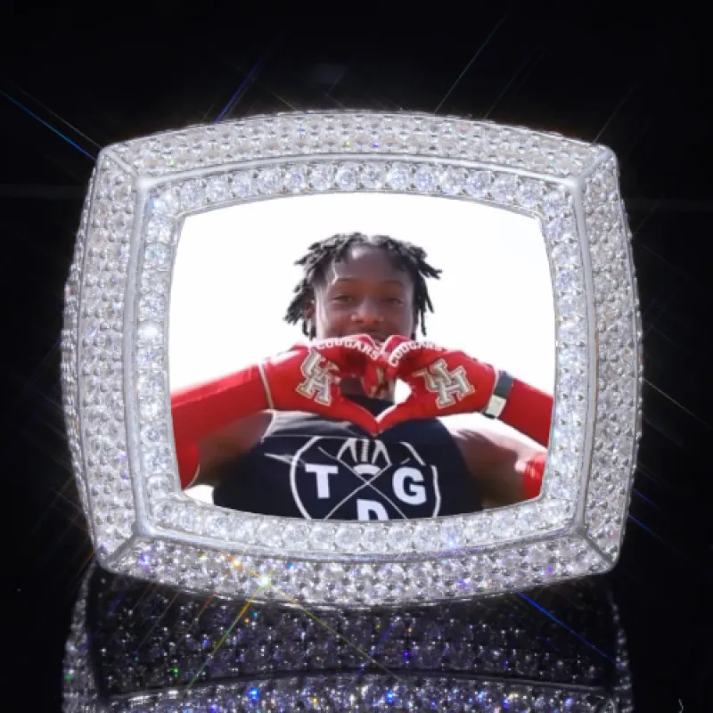 3D CUSTOM PICTURE ICED RING made by The GUU Shop