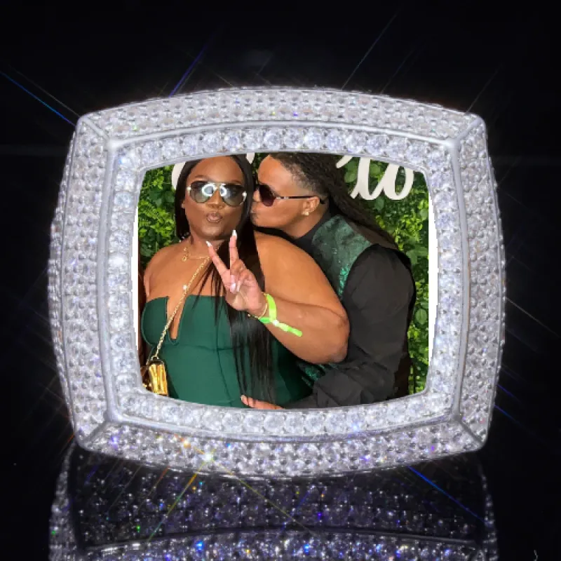 3D CUSTOM PICTURE ICED RING made by The GUU Shop