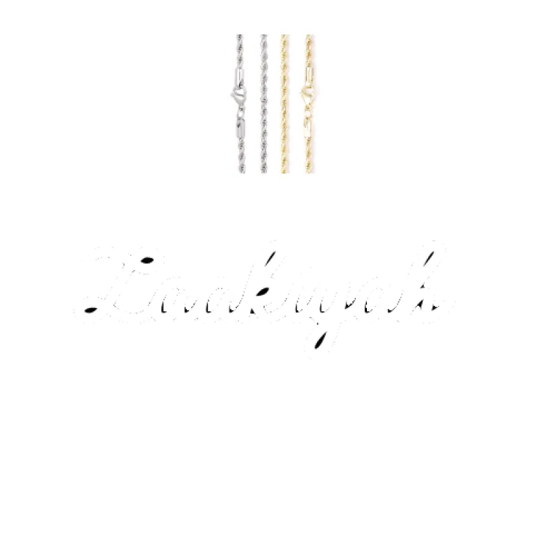 Script Custom Letter Necklace made by The GUU Shop