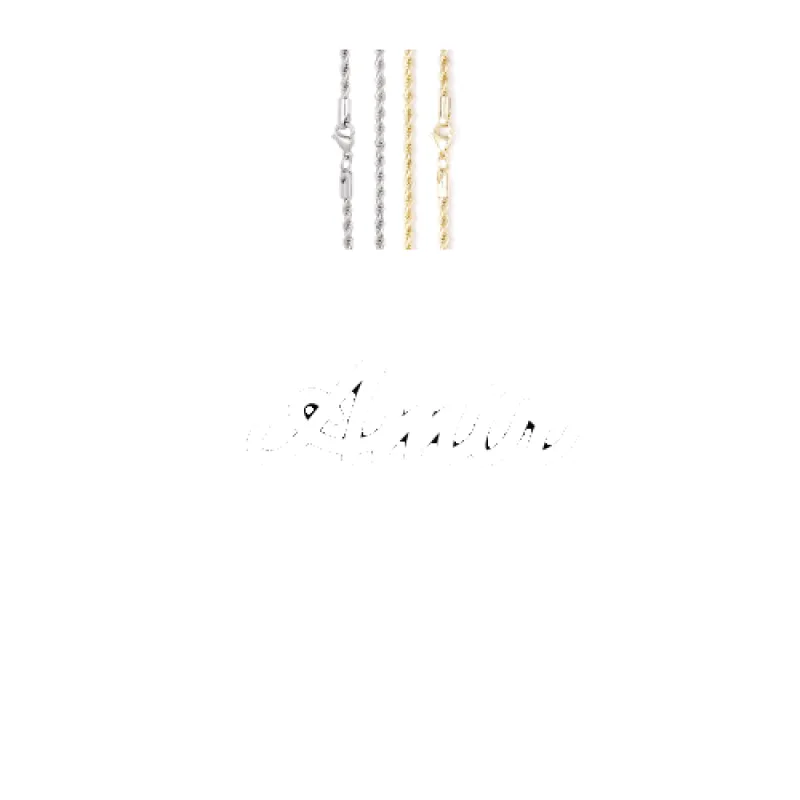 Script Custom Letter Necklace made by The GUU Shop