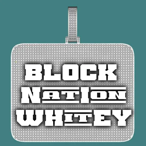 CUSTOM LETTER NECKLACE 3D BIG SQUARE sold by The GUU Shop