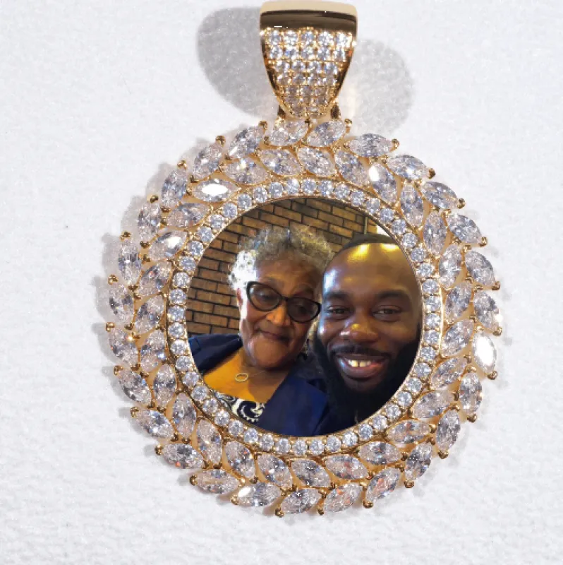 Large 3D Wheat Ear Custom Picture Pendant made by The GUU Shop