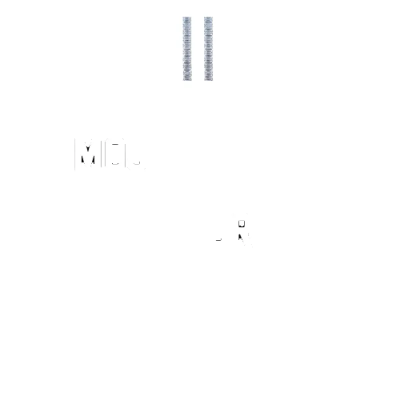 Custom Letters Baguette Two Layer Necklace made by The GUU Shop