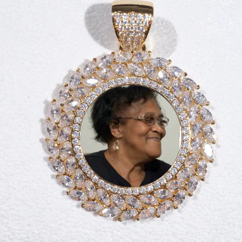 Large 3D Wheat Ear Custom Picture Pendant sold by The GUU Shop