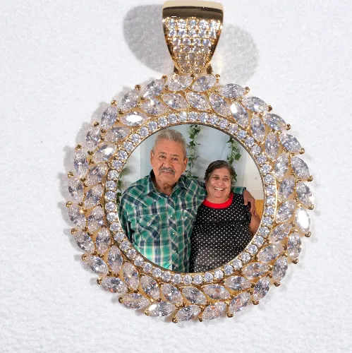 Large 3D Wheat Ear Custom Picture Pendant sold by The GUU Shop