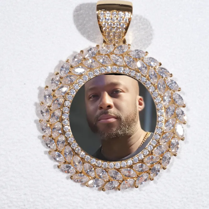 Large 3D Wheat Ear Custom Picture Pendant made by The GUU Shop