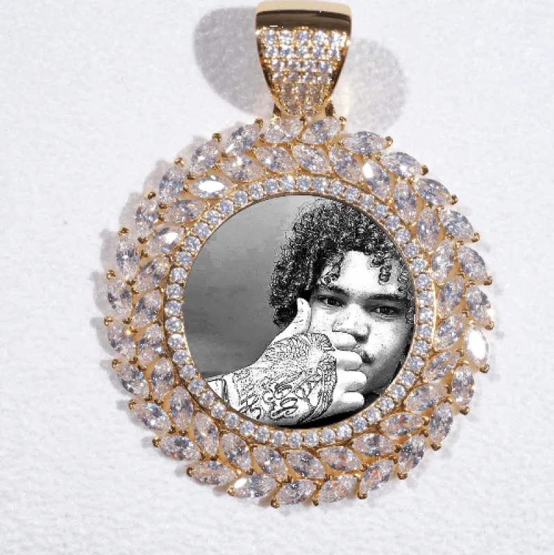 Large 3D Wheat Ear Custom Picture Pendant made by The GUU Shop