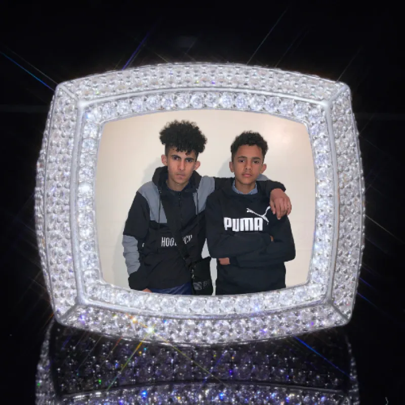 3D CUSTOM PICTURE ICED RING made by The GUU Shop