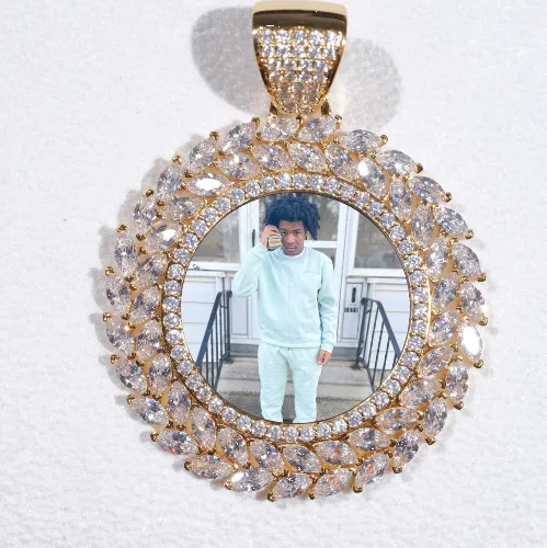 Large 3D Wheat Ear Custom Picture Pendant sold by The GUU Shop