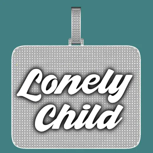 CUSTOM LETTER NECKLACE 3D BIG SQUARE sold by The GUU Shop