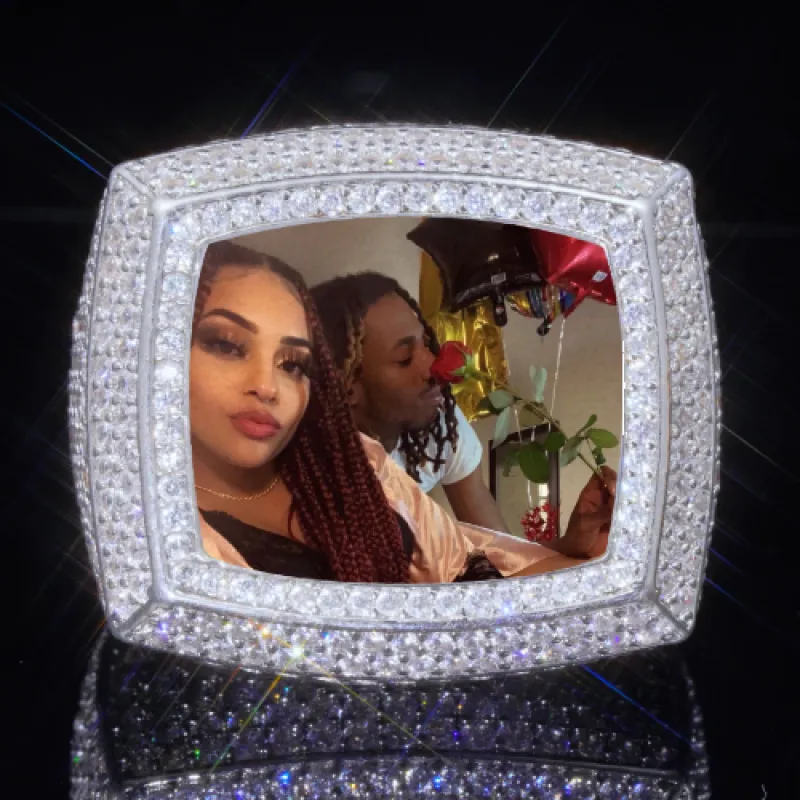 3D CUSTOM PICTURE ICED RING made by The GUU Shop