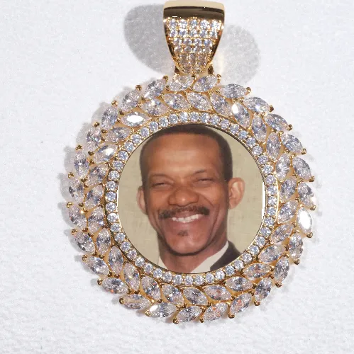 Large 3D Wheat Ear Custom Picture Pendant sold by The GUU Shop