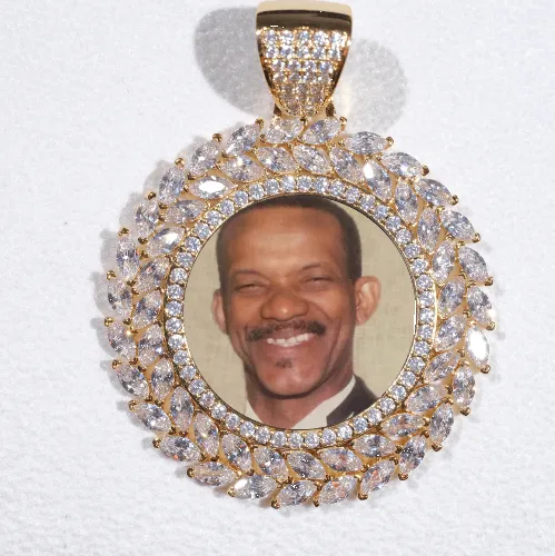 Large 3D Wheat Ear Custom Picture Pendant sold by The GUU Shop