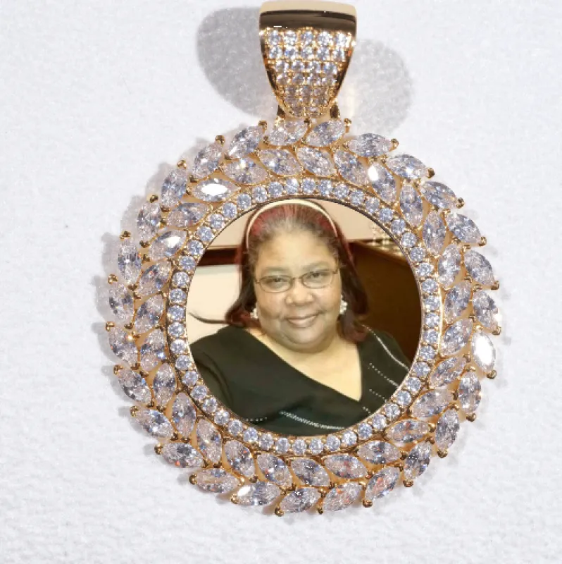 Large 3D Wheat Ear Custom Picture Pendant made by The GUU Shop