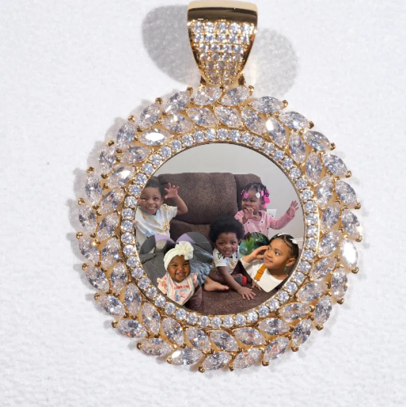 Large 3D Wheat Ear Custom Picture Pendant made by The GUU Shop