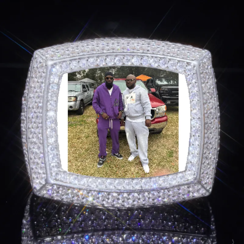 3D CUSTOM PICTURE ICED RING made by The GUU Shop