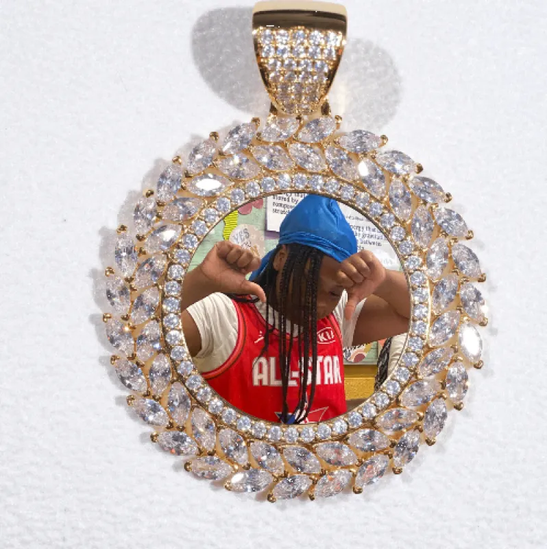 Large 3D Wheat Ear Custom Picture Pendant made by The GUU Shop