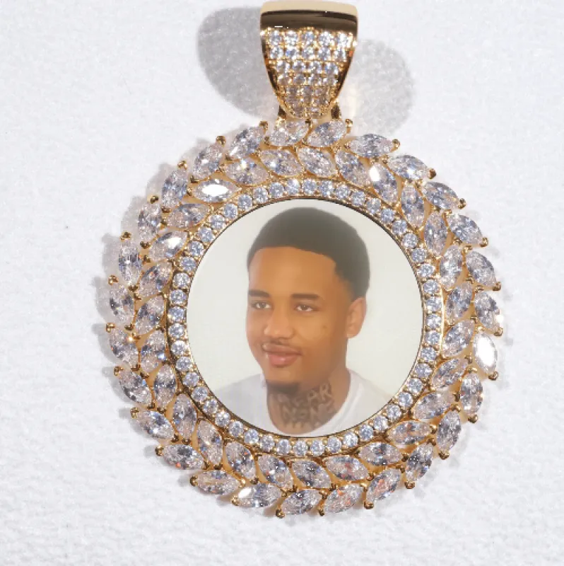 Large 3D Wheat Ear Custom Picture Pendant made by The GUU Shop