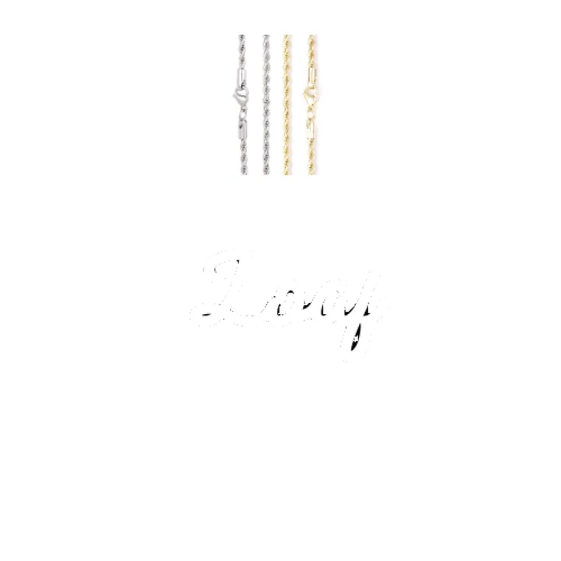 Script Custom Letter Necklace made by The GUU Shop