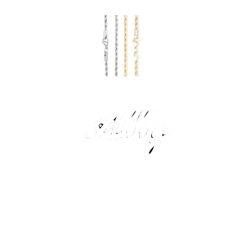 Script Custom Letter Necklace made by The GUU Shop