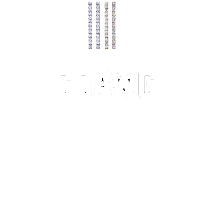 Custom Letters Baguette Two Layer Necklace made by The GUU Shop