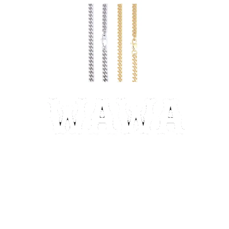 Custom Letters Freibeuter Font Necklace made by The GUU Shop