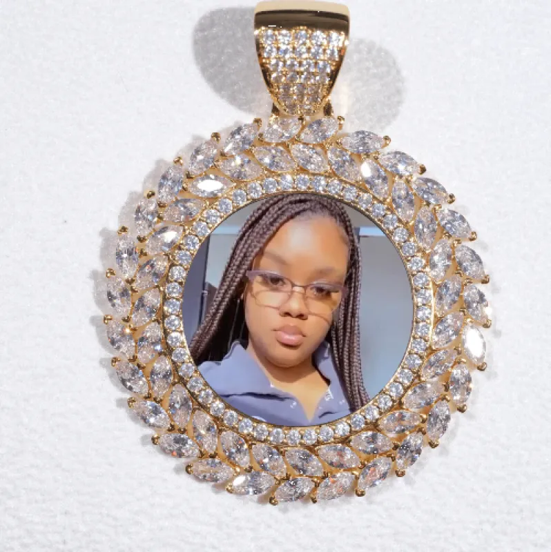 Large 3D Wheat Ear Custom Picture Pendant made by The GUU Shop