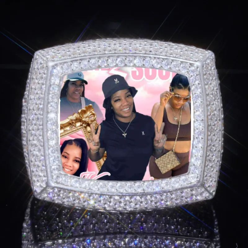 3D CUSTOM PICTURE ICED RING made by The GUU Shop