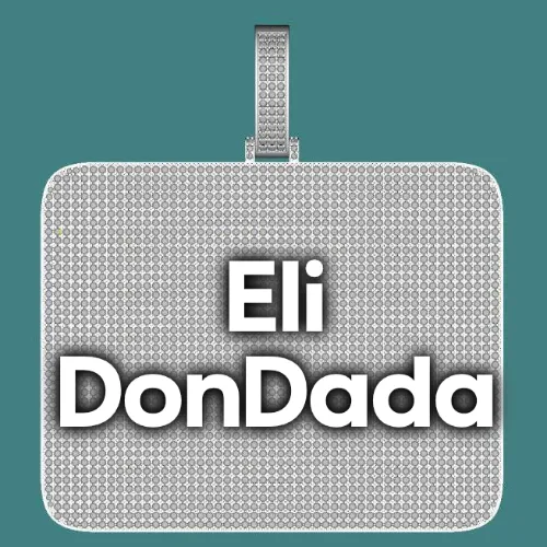 CUSTOM LETTER NECKLACE 3D BIG SQUARE sold by The GUU Shop